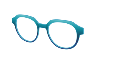 The Ocean Blue - Angle Top Thumbnail - Pair Eyewear