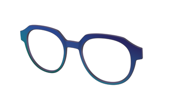 The Peacock Ombre - Angle Top Thumbnail - Pair Eyewear