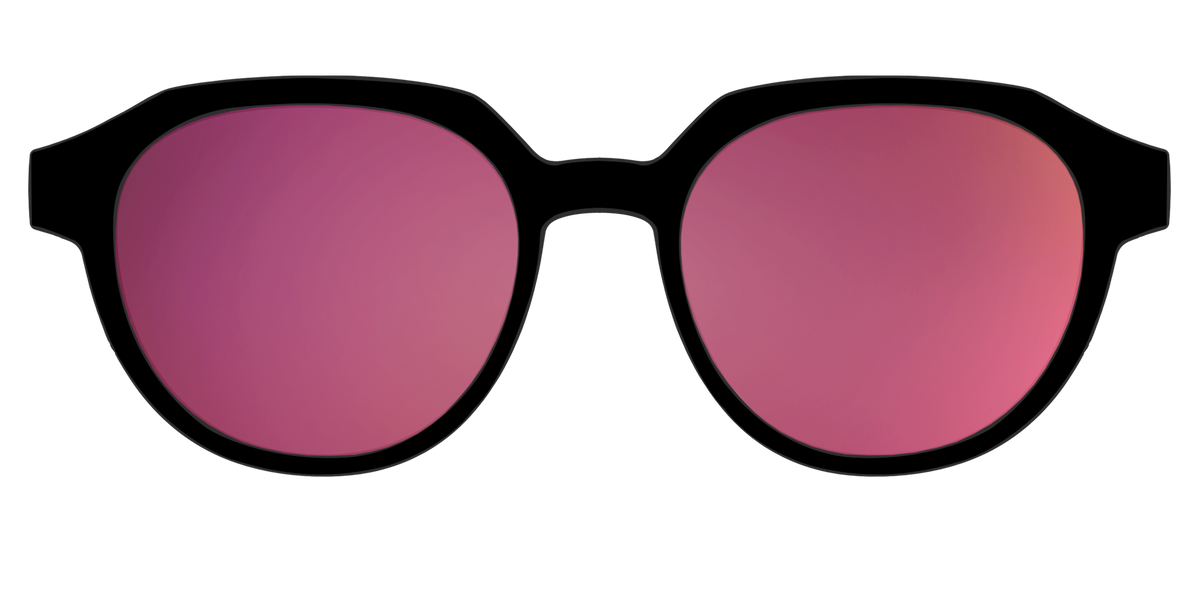 The Polarized Pink Reflective Sun Top - Front Top Image - Pair Eyewear