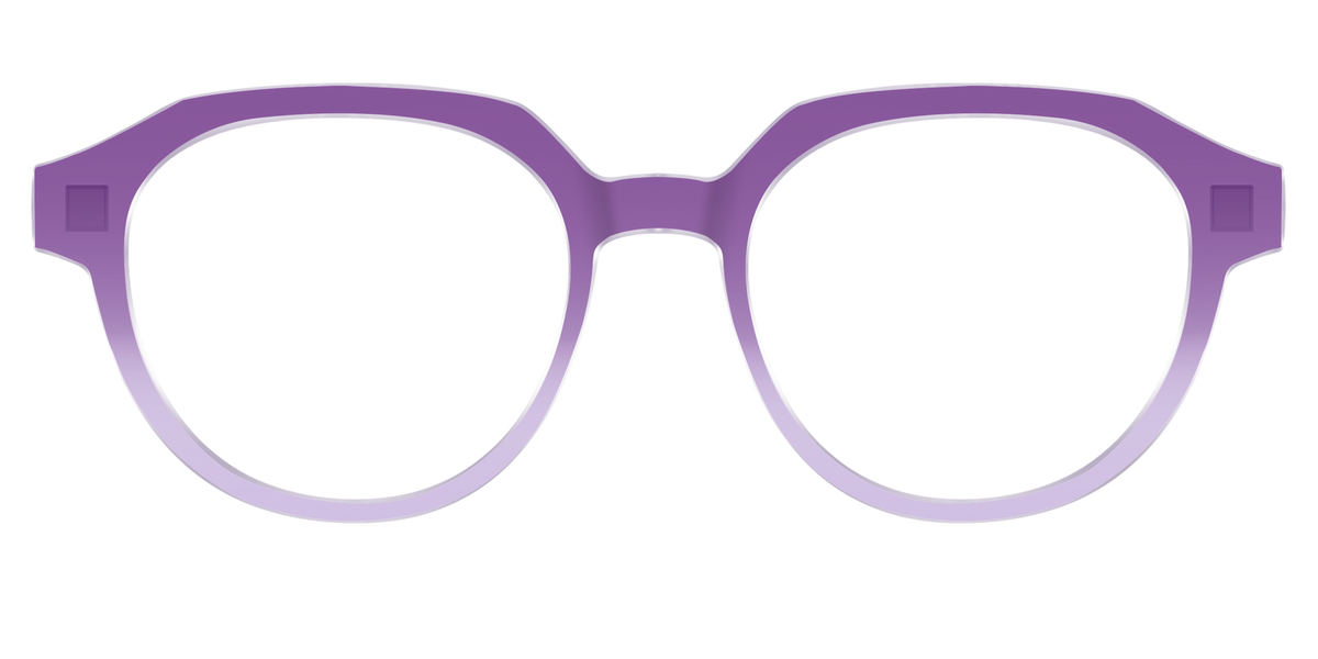 The Plum to Lilac Gradient Crystal - Front Top Image - Pair Eyewear