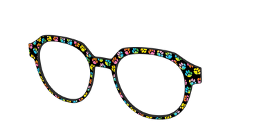 The Rainbow Paw Print - Angle Top Thumbnail - Pair Eyewear