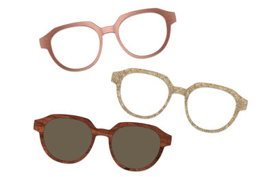 Red Tortoise with Gold Set - Product Thumbnail 2 - Pair Eyewear