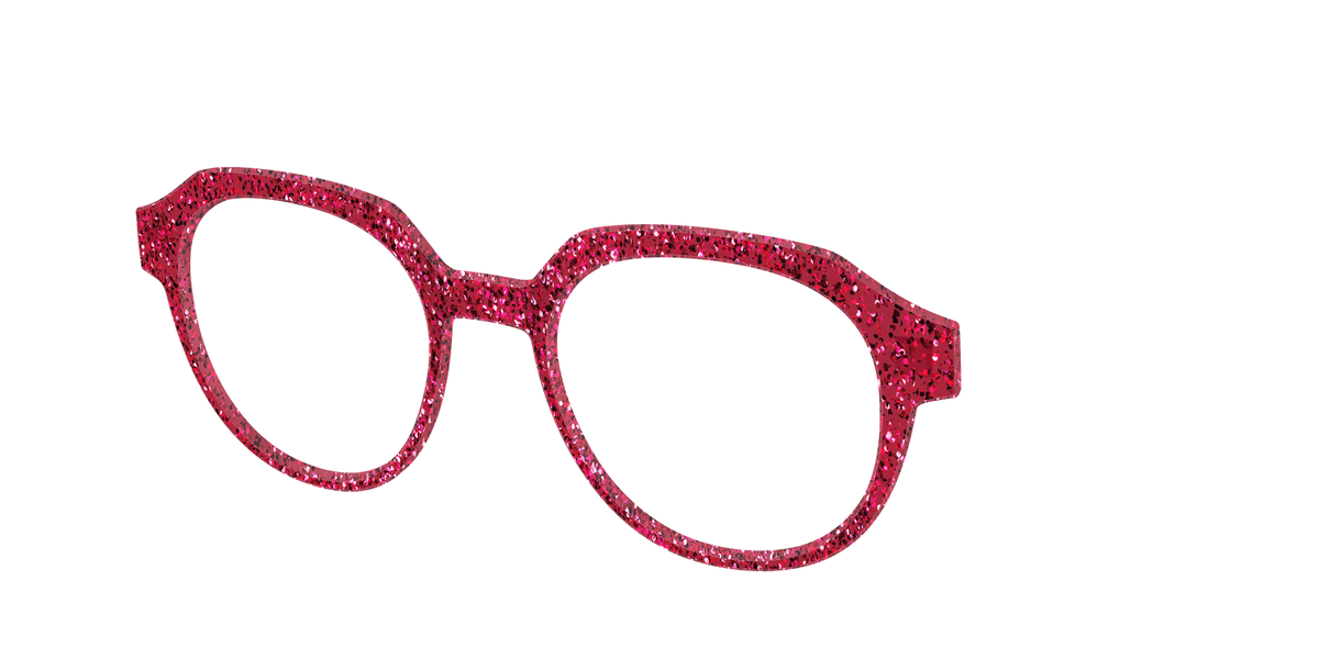 The Ruby Sparkle - Angle Top Image - Pair Eyewear