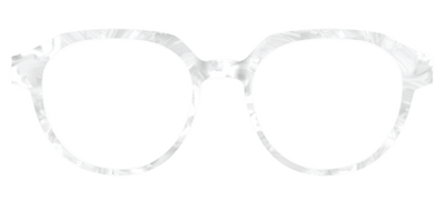 The White Pearlescent - Front Top Thumbnail - Pair Eyewear