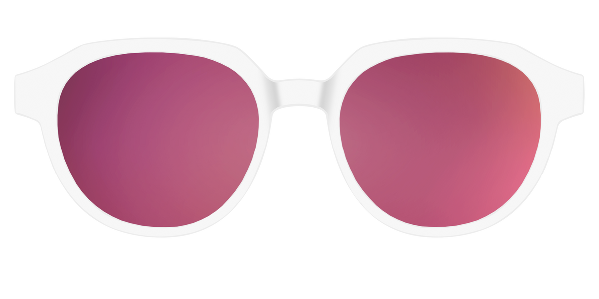The Polarized White Sun Top - Front Top Image - Pair Eyewear