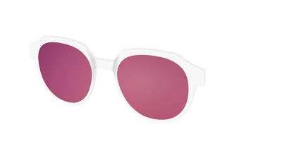 The Polarized White Sun Top - Angle Top Thumbnail - Pair Eyewear