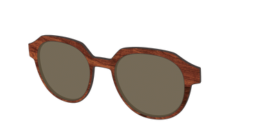 The Polarized Woodgrain Sun Top - Angle Top Thumbnail - Pair Eyewear