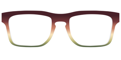 The Acorn to Moss Gradient - Front Top Thumbnail - Pair Eyewear