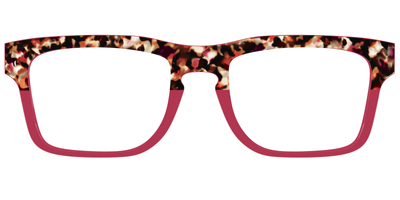 The Auburn Tortoise Crystal Split - Front Top Thumbnail - Pair Eyewear