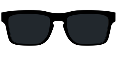 The Non-Polarized Black Sun Top - Front Top Thumbnail - Pair Eyewear