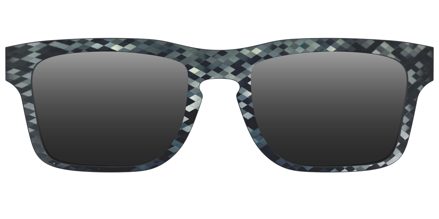 The Polarized Black Prism Sun Top - Front Top Image - Pair Eyewear