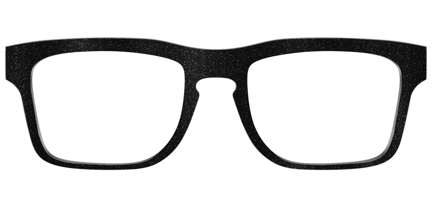 The Black Shimmer - Front Top Image - Pair Eyewear