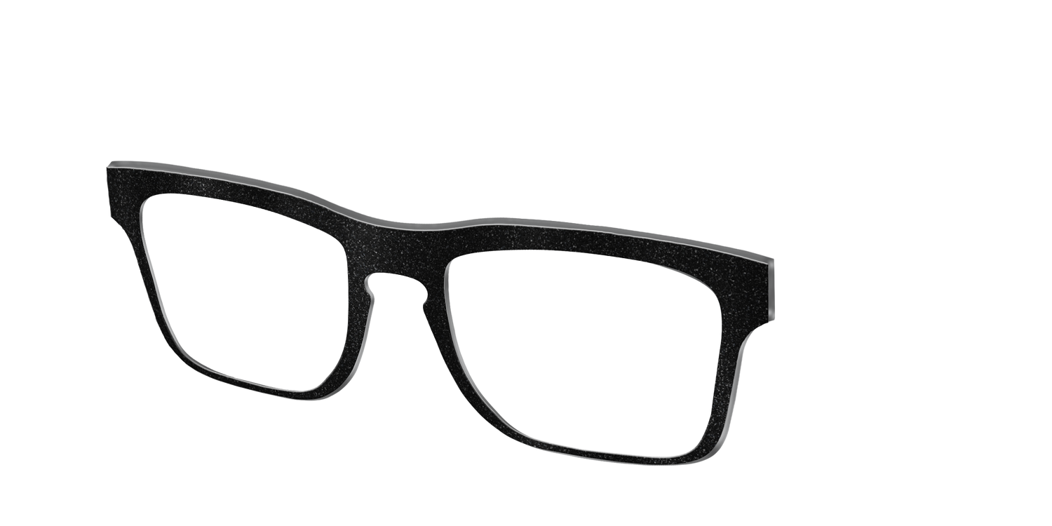 The Black Shimmer - Angle Top Image - Pair Eyewear