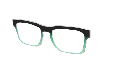The Black to Spearmint Gradient - Angle Top Thumbnail - Pair Eyewear