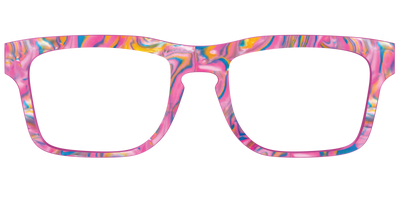 The Bubble Gum Pearl Marble - Front Top Thumbnail - Pair Eyewear