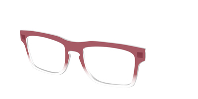 The Burgundy Gradient Crystal - Angle Top Thumbnail - Pair Eyewear