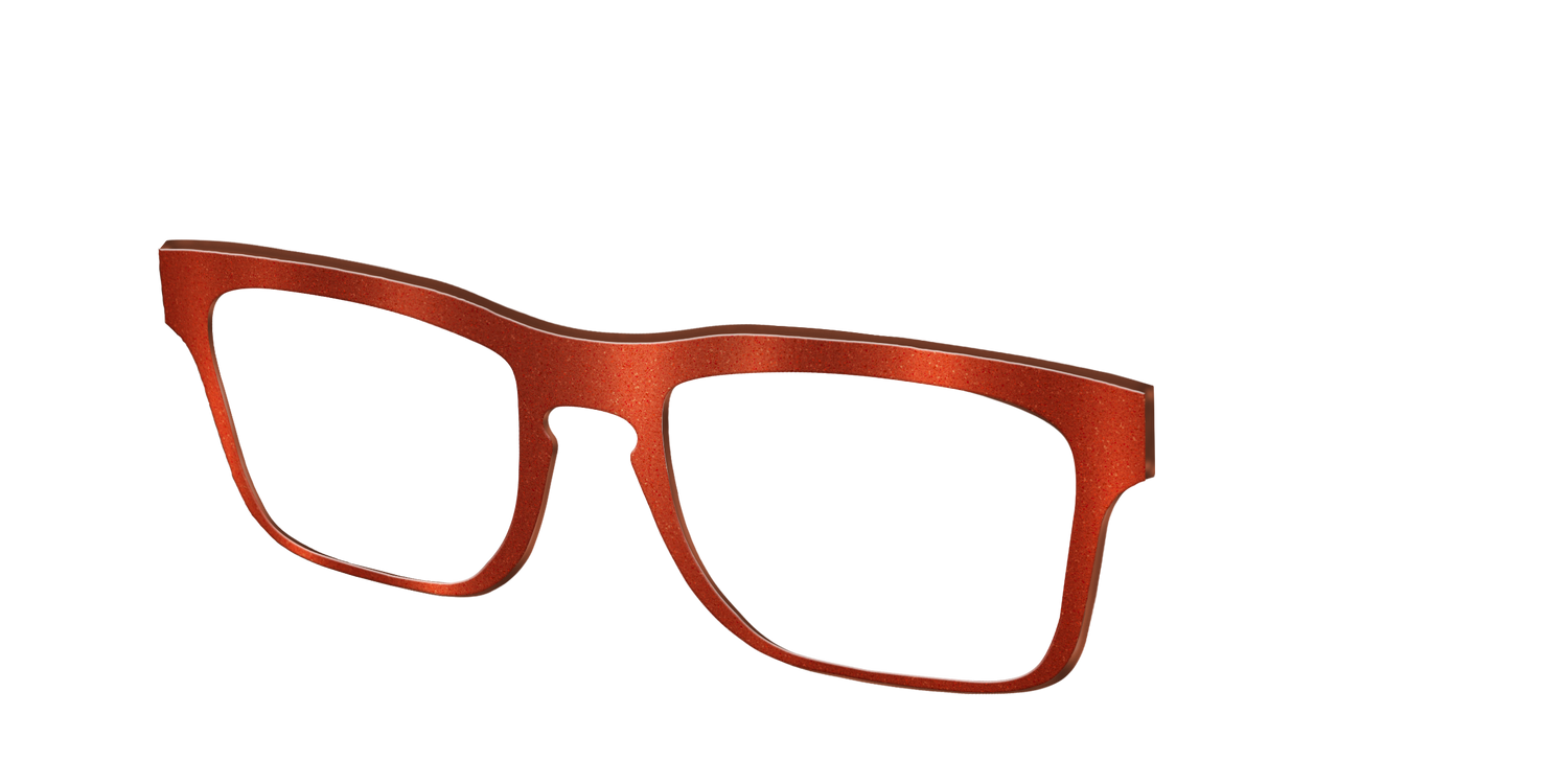 The Burnt Orange Shimmer - Angle Top Image - Pair Eyewear