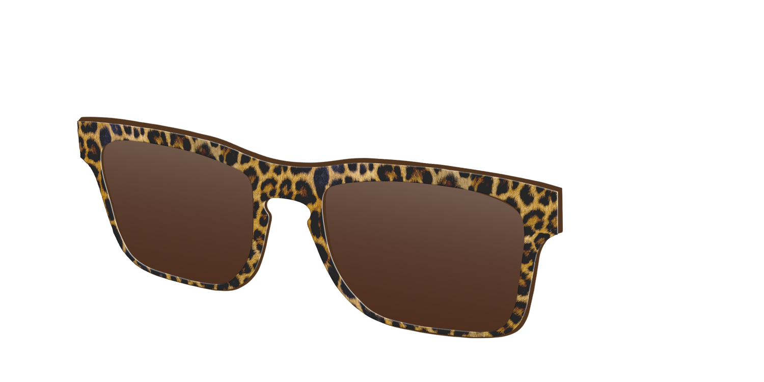 The Polarized Cheetah Spots Sun Top - Angle Top Image - Pair Eyewear