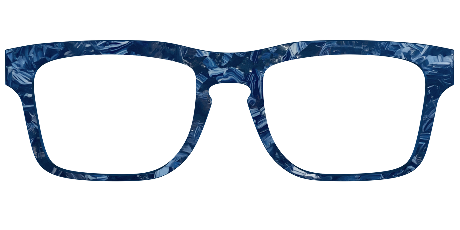The Deep Slate Pearl Marble - Front Top Image - Pair Eyewear
