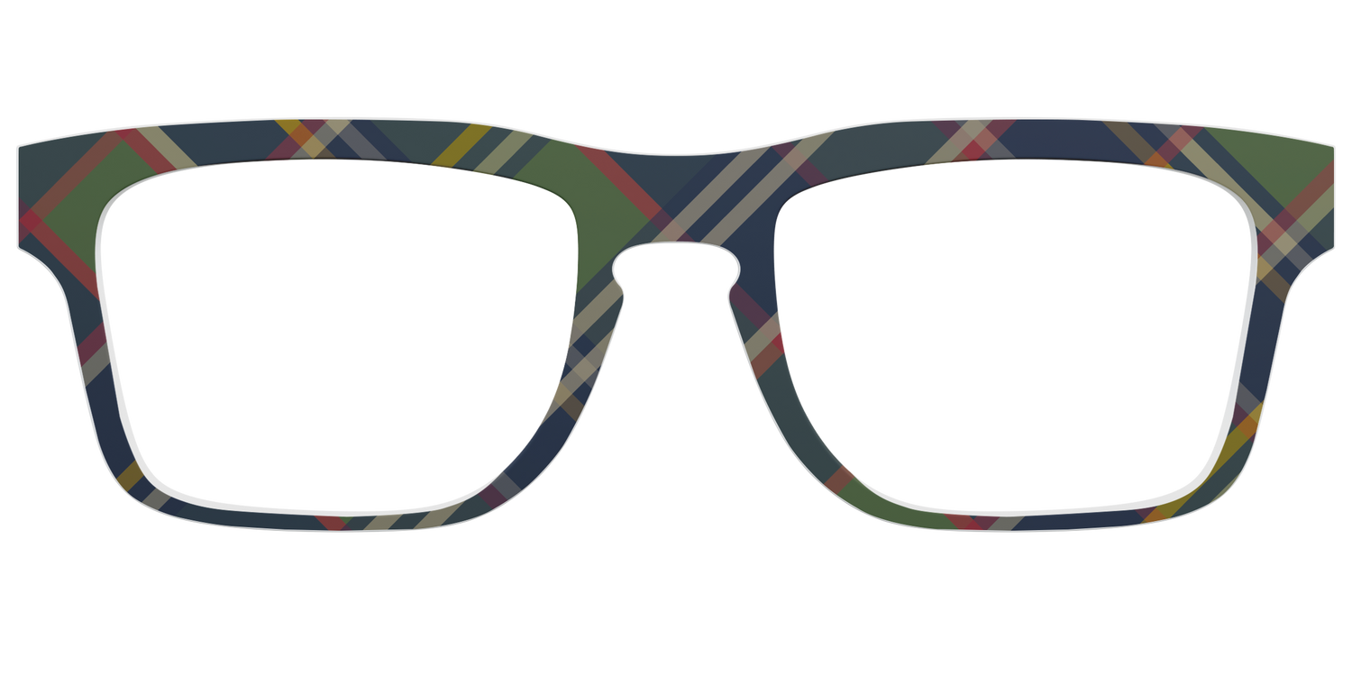 The Flannel Plaid - Front Top Image - Pair Eyewear