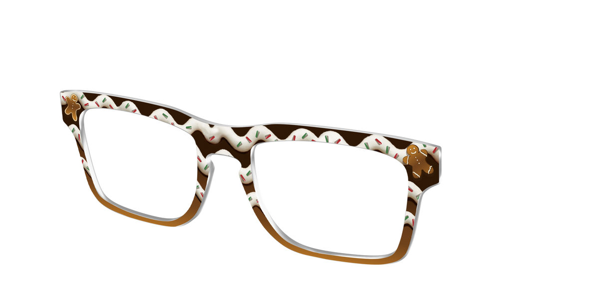 The Gingerbread Piping - Angle Top Image - Pair Eyewear