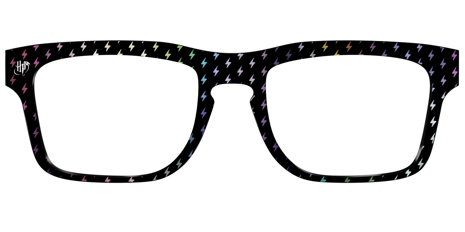The Holographic Lightning Bolts - Front Top Image - Pair Eyewear