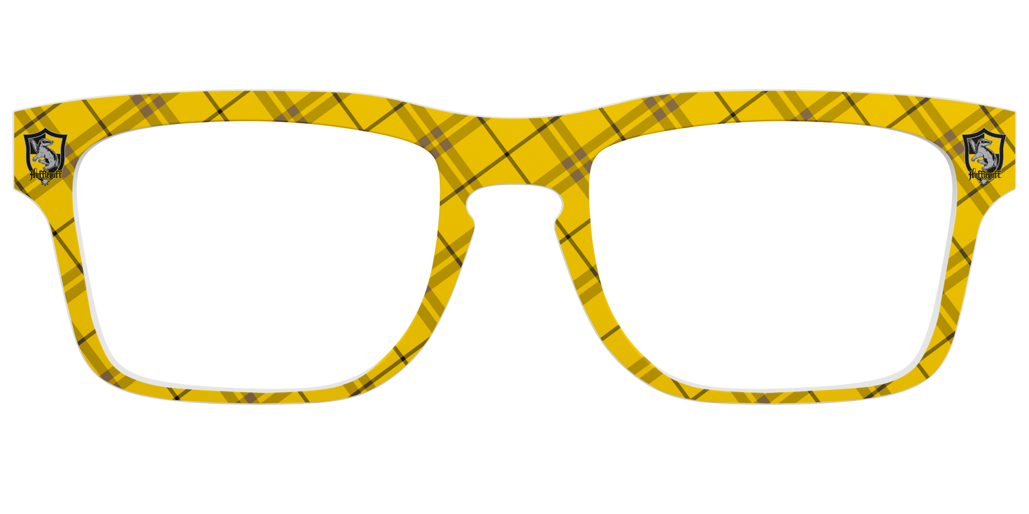 The Hufflepuff™ Plaid - Front Top Image - Pair Eyewear