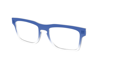 The Indigo Gradient Crystal - Angle Top Thumbnail - Pair Eyewear