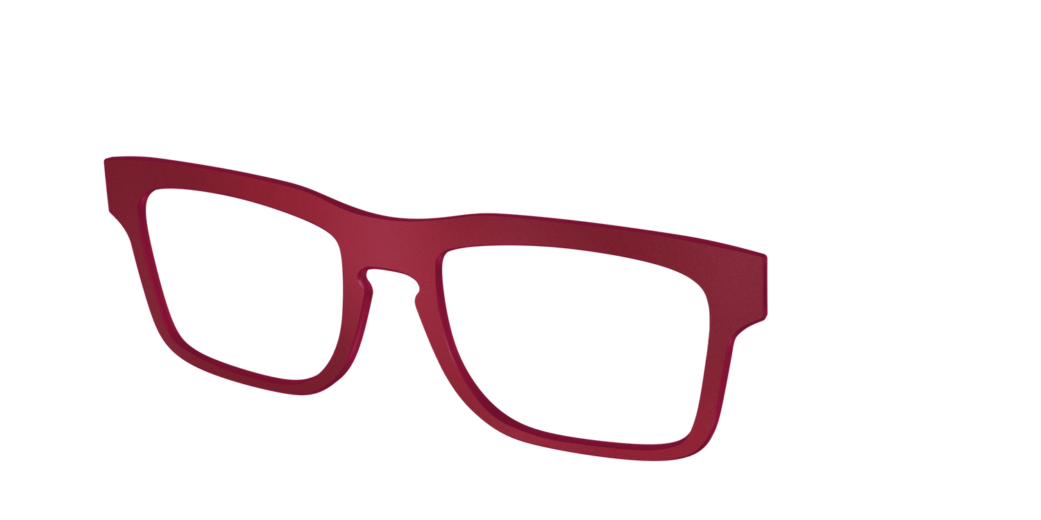 The Matte Burgundy - Angle Top Image - Pair Eyewear