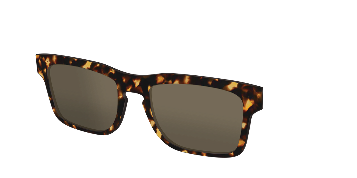 The Non-Polarized Tortoise Sun Top - Angle Top Image - Pair Eyewear