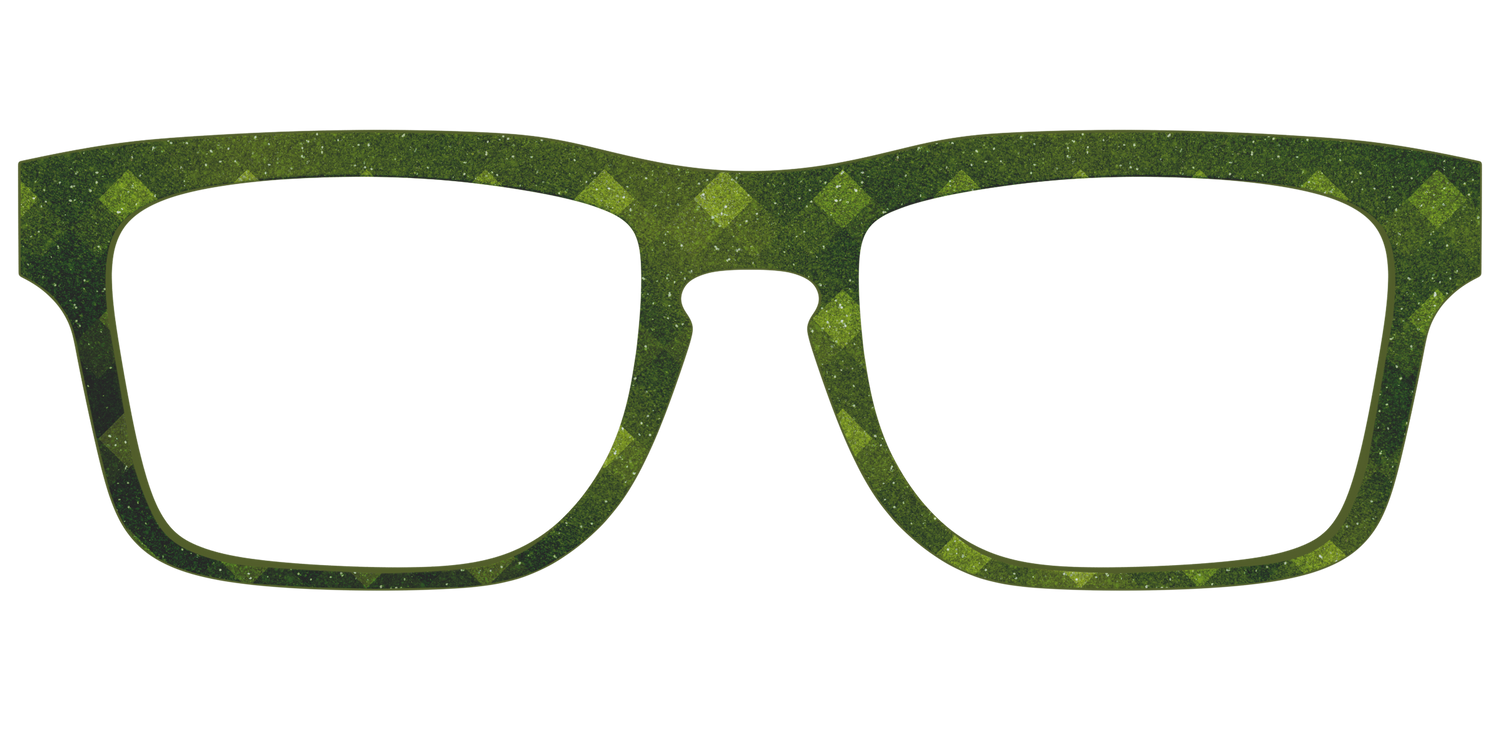 The Olive Geo - Front Top Image - Pair Eyewear
