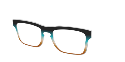 The Onyx to Rust Gradient - Angle Top Thumbnail - Pair Eyewear
