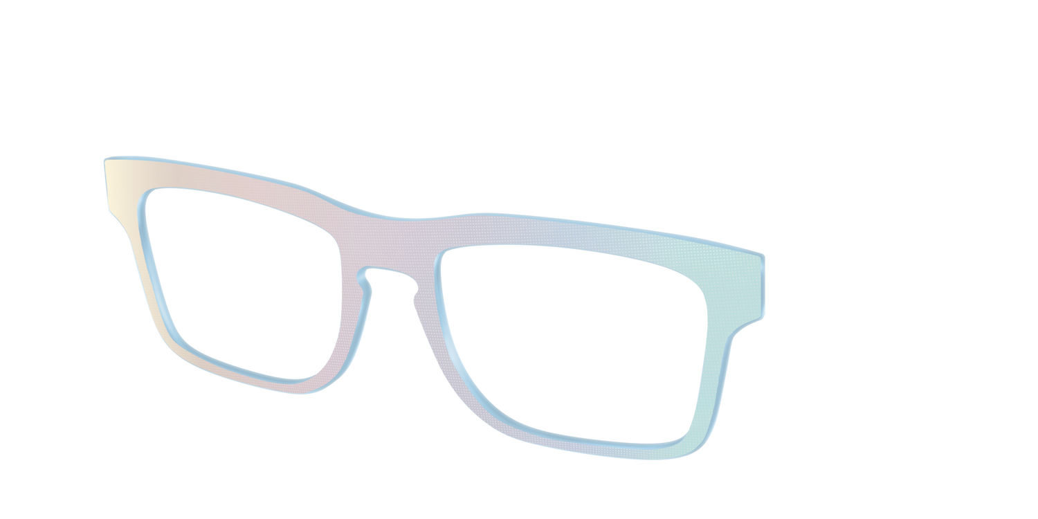 The Pastel Dot Iridescent - Angle Top Image - Pair Eyewear