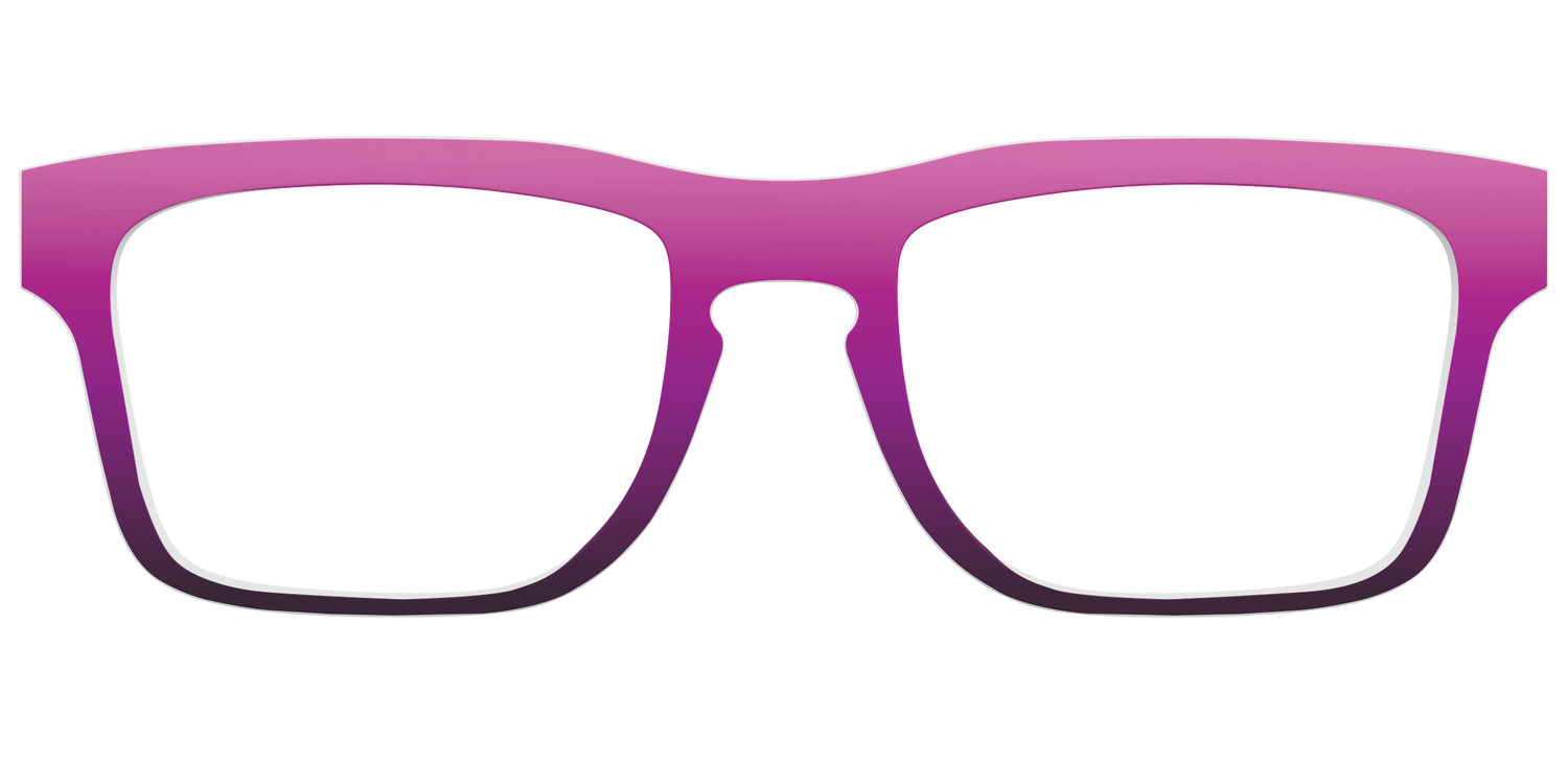 The Pink to Plum Gradient - Front Top Image - Pair Eyewear