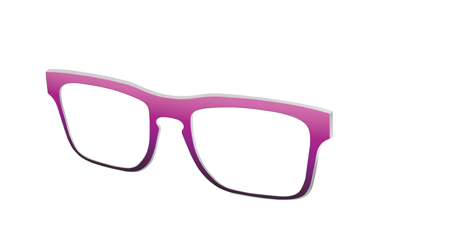 The Pink to Plum Gradient - Angle Top Image - Pair Eyewear