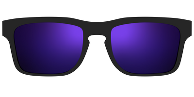 The Polarized Purple Reflective Sun Top - Front Top Thumbnail - Pair Eyewear