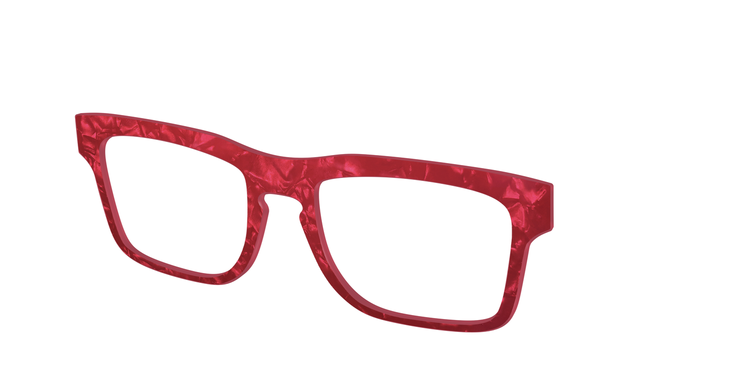 The Ruby Pearl Marble - Angle Top Image - Pair Eyewear