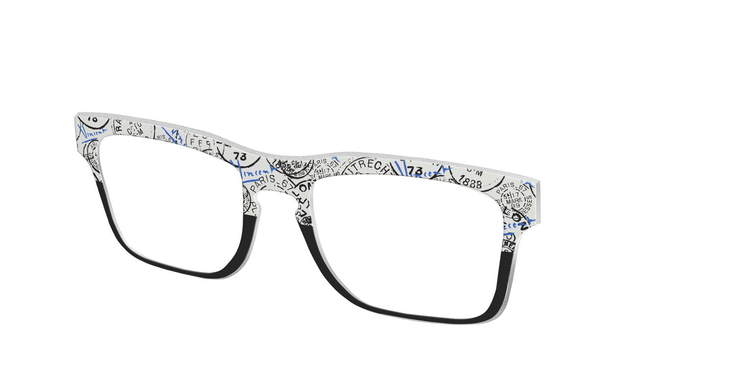 The Stamps Split - Angle Top Image - Pair Eyewear