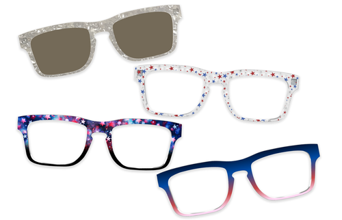 The Red White & Celebrate Topper Set - Pair Eyewear