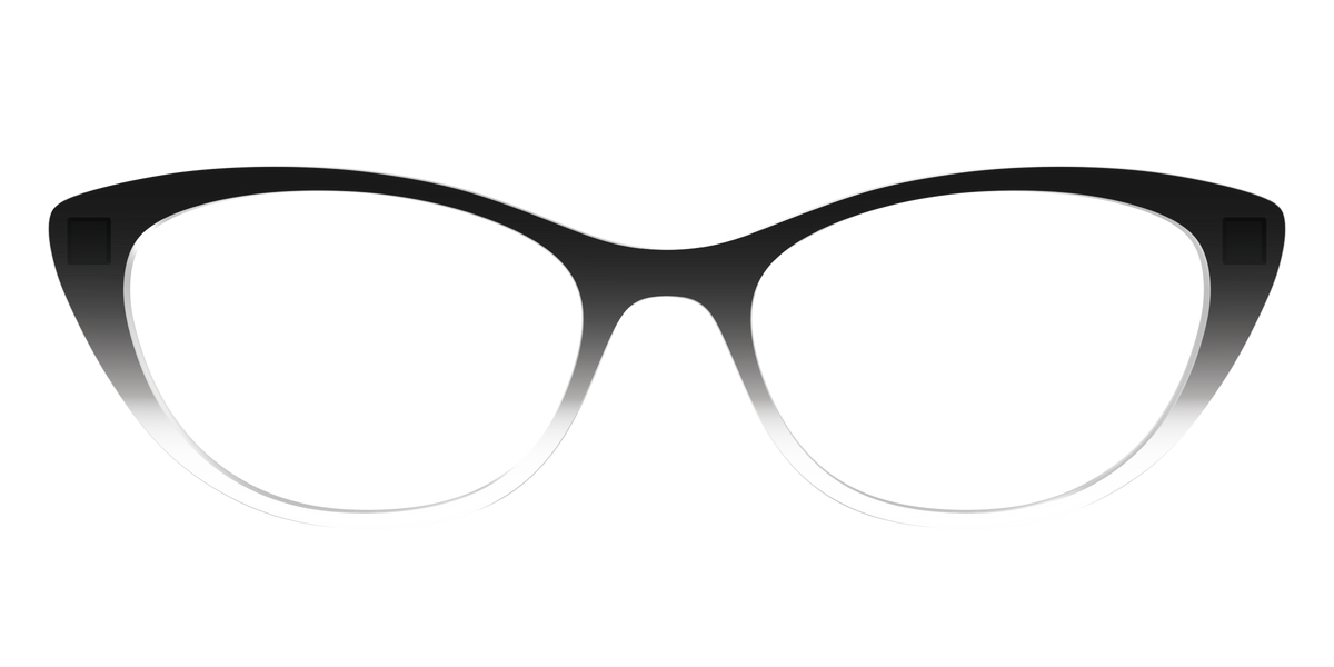 The Black Gradient Crystal - Front Top Image - Pair Eyewear