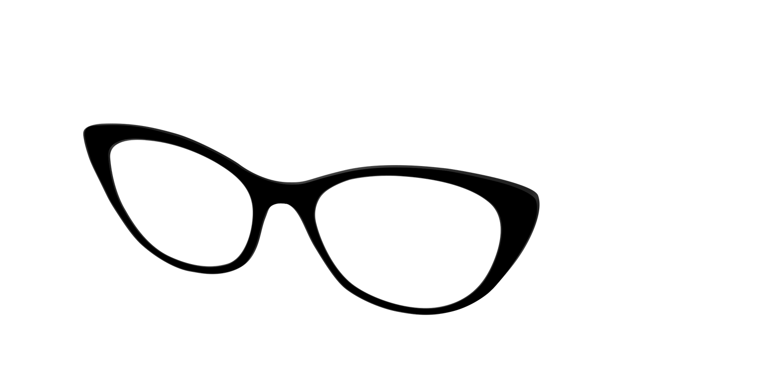The Black - Angle Top Image - Pair Eyewear