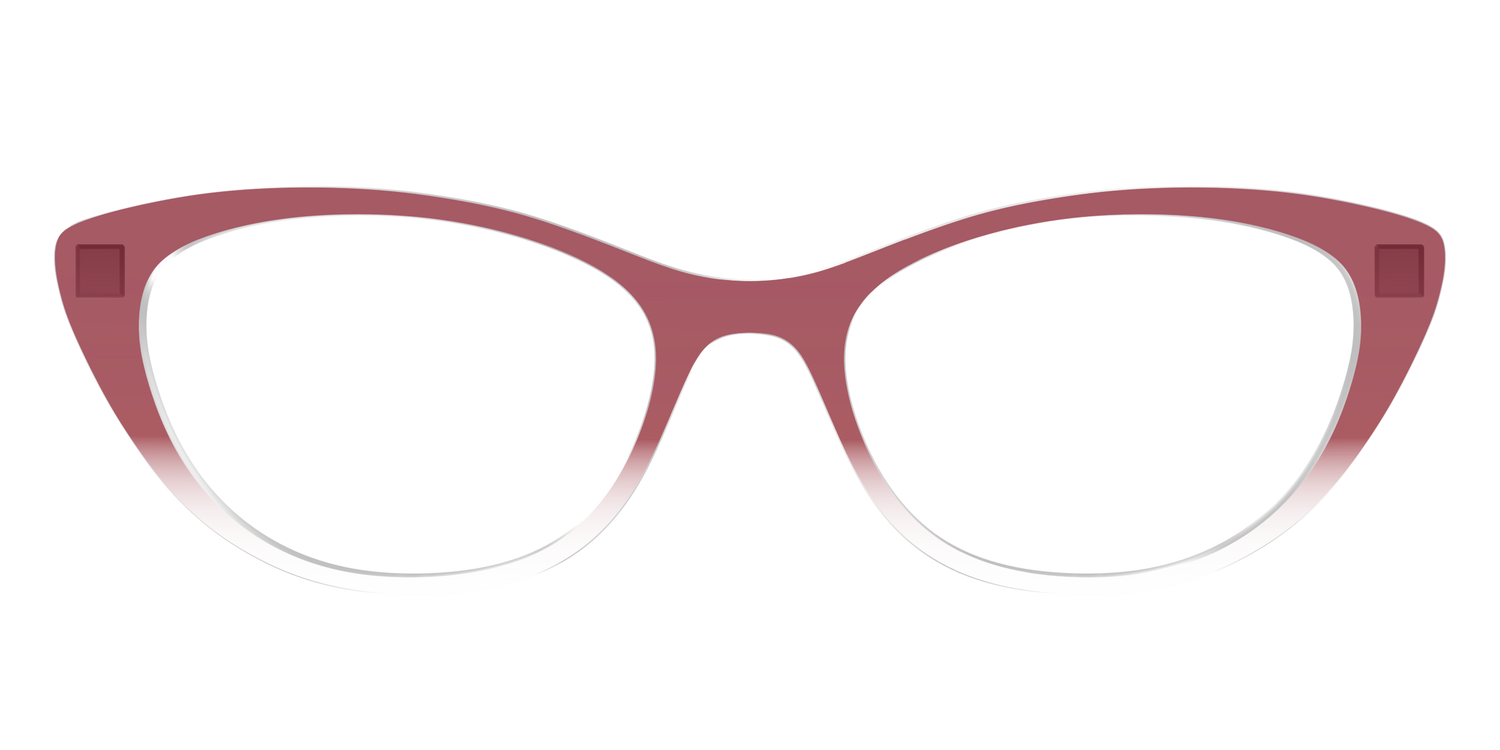 The Burgundy Gradient Crystal - Front Top Image - Pair Eyewear