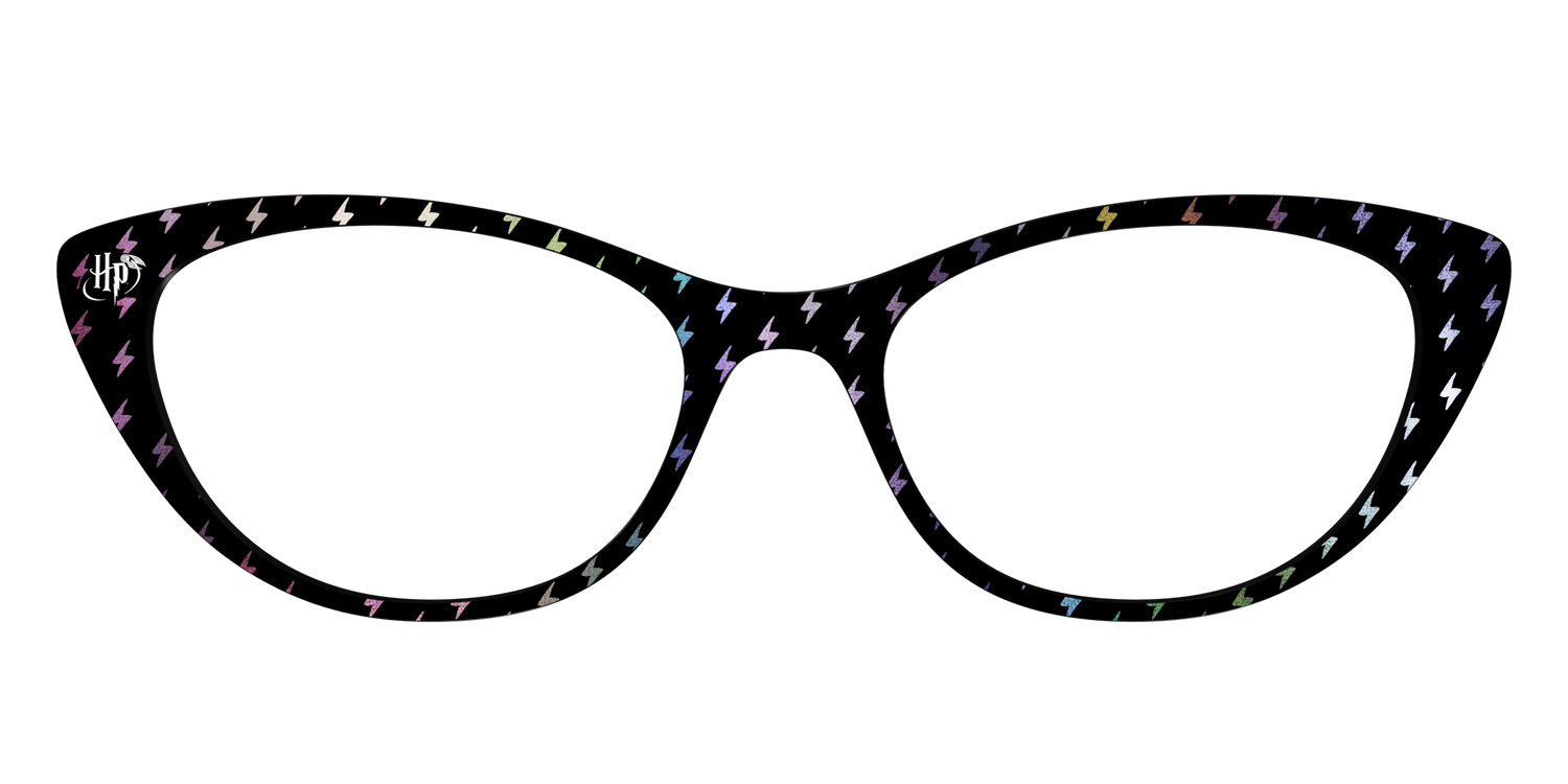 The Holographic Lightning Bolts - Front Top Image - Pair Eyewear