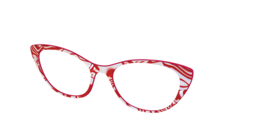 The Peppermint Swirl - Angle Top Thumbnail - Pair Eyewear