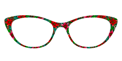 The Poinsettia Stained Glass - Front Top Thumbnail - Pair Eyewear