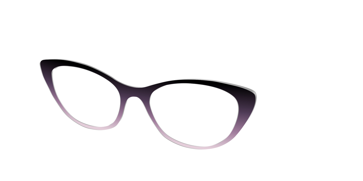 The Sugar Plum Gradient - Angle Top Image - Pair Eyewear