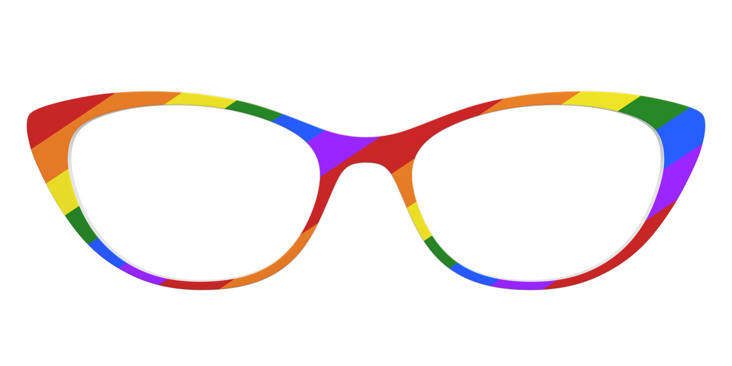 The Traditional Pride Flag - Front Top Image - Pair Eyewear