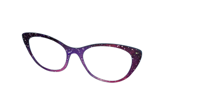 The Twilight Sky with Holographic Glitter - Angle Top Thumbnail - Pair Eyewear