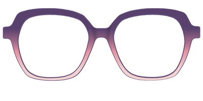 The Acai to Blush Gradient - Front Top Thumbnail - Pair Eyewear