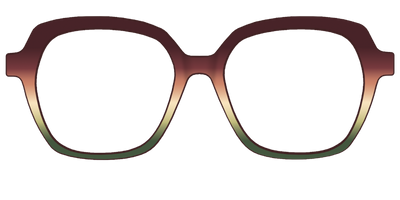 The Acorn to Moss Gradient - Front Top Thumbnail - Pair Eyewear